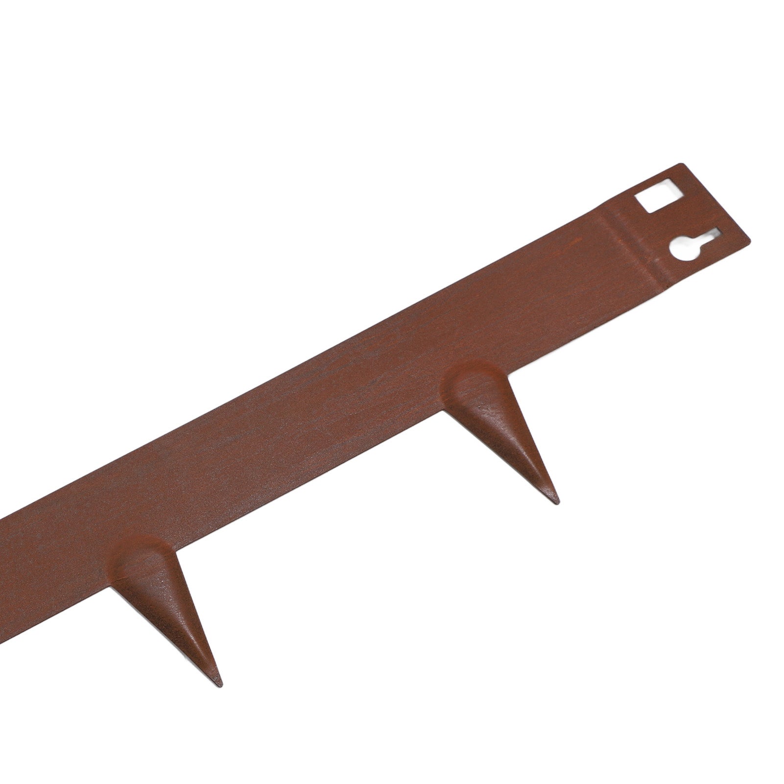 6 pezzi di ringhiera da giardino in metallo flessibile e planabile in acciaio, 100 x 13 cm - 7