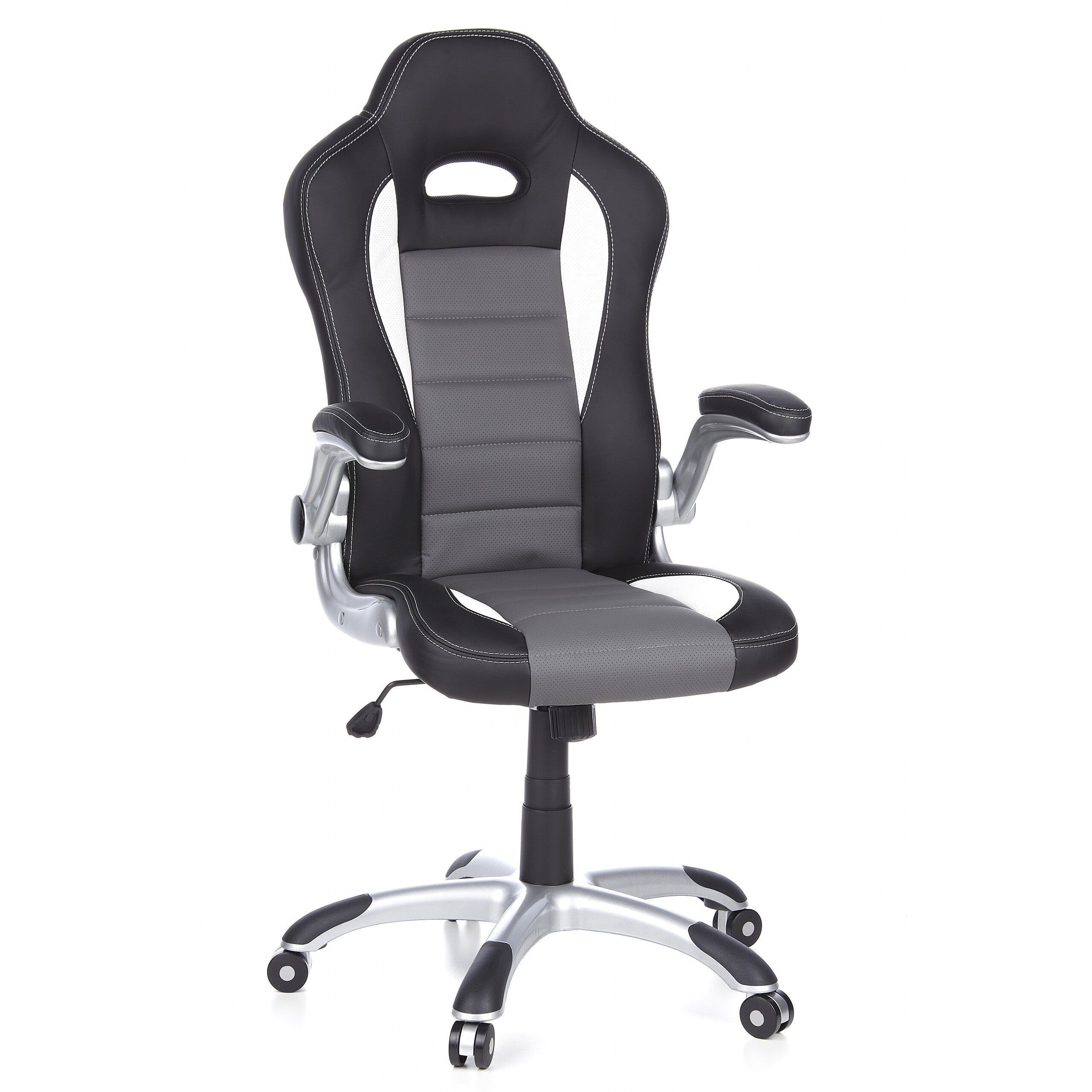 Krzesło gamingowe / krzesło biurowe GAME SPORT czarny / szary hjh OFFICE