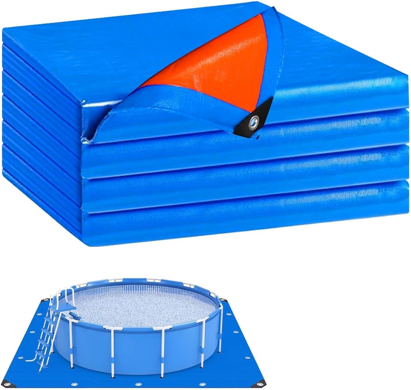 Coussin De Sauvetage Flottant Pour Piscine – Rampe D'évasion Pour Animaux, Tissu Oxford + Filet, Léger, Installation Rapide 2 Min, étang Ou Spa
