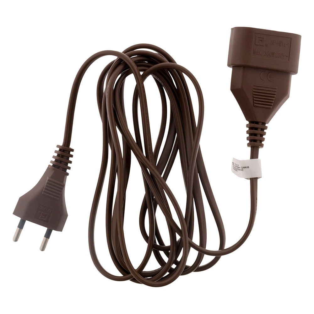 Verlängerungskabel 5 M, 16A, 3×1,5 Mm², Weiß, HO5VV-F – Zenitech