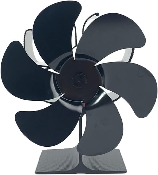 Accessoire de cheminée et poêle, Ventilateur de cheminée à 6 pales, un ventilateur de fournaise thermodynamique qui distribue l'air chaud dans toute