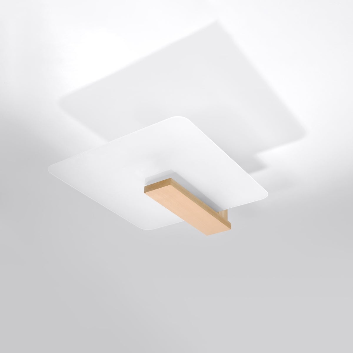 Plafon NAPPO naturlane drewno LED 4000K - 40x14x47.5cm Sollux