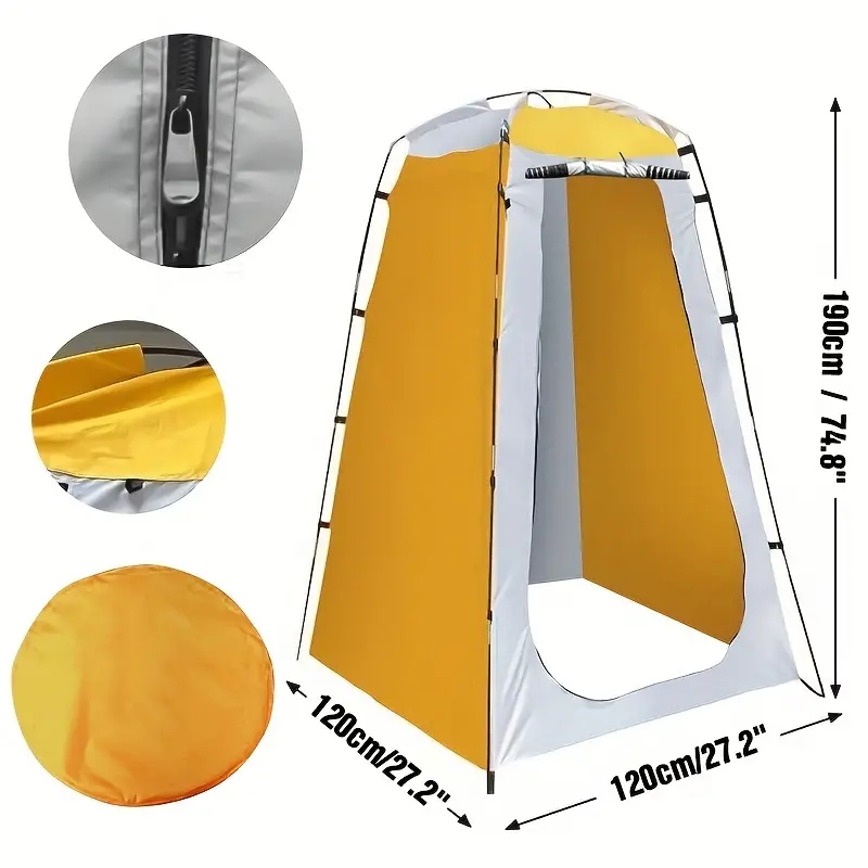 Tenda Spogliatoio Portatile Per Ballerini E Campeggio – Con Borsa, Misura 139,7x80 Cm, Tessuto Resistente Con Chiusure Laterali, Divisorio Privacy Per Competizioni