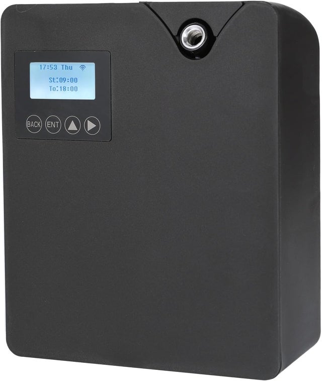 Diffuseur d'Huiles Essentielles 300 ml - Sans Eau - Bluetooth/Wi-Fi - Professionnel pour Grands Espaces (Noir)