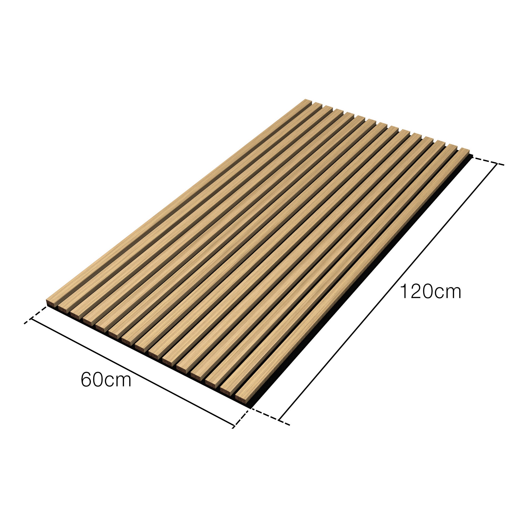 Panneaux acoustiques Vang lot de 8 panneaux effet chêne foncé NEU.HOLZ - 3