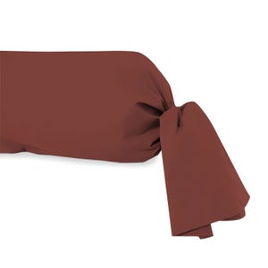 Homescapes Federa in cotone biologico - Marrone - 400 fili | Leroy Merlin