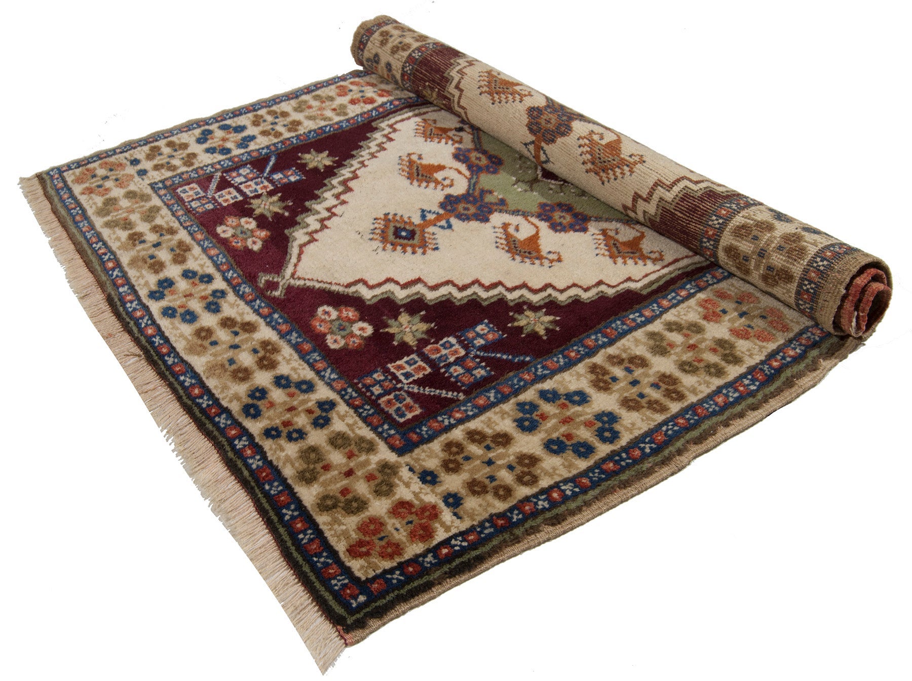 Tapis oriental original fait à la main, mesure: 220x125 cm avec
