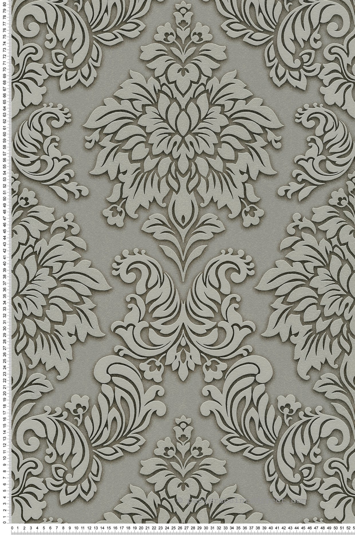 Papel pintado damasco papel pintado beige, gris y plata para dormitorio, pasillo y salón papel pintado barroco vinílico