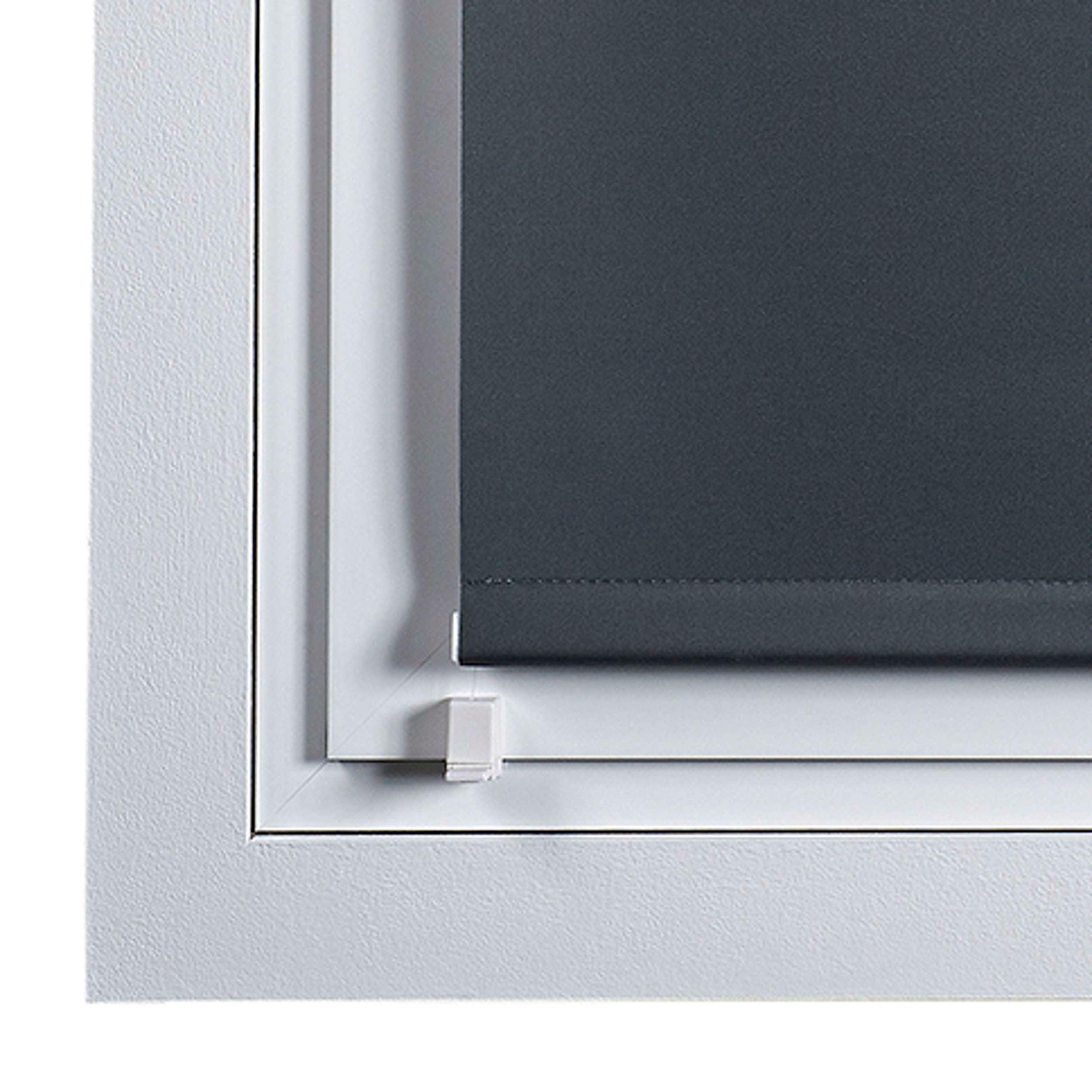 EasyFix Opaque Roller Blind, Estore de instalação sem furação Cinzento, 90 x 180 cm - 7