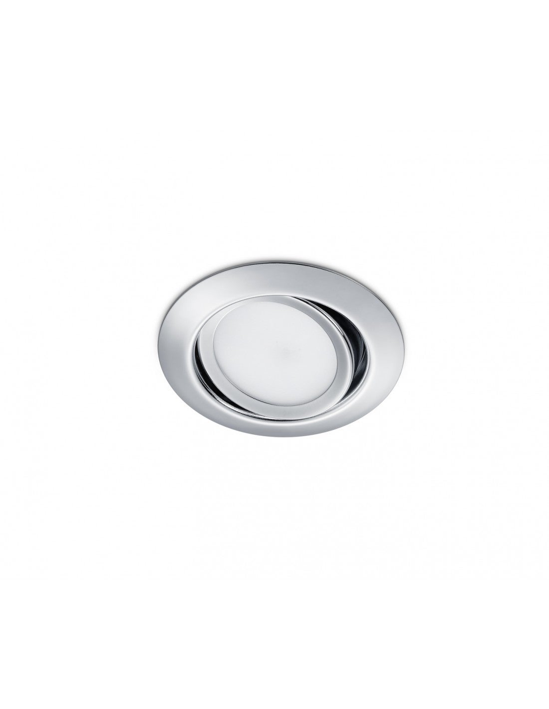 Oprawa stropowa sufitowa wpuszczana Rila chromowana LED 5W 3000K 370 lm wym: 8,2 x 8,2 cm okrągła Trio - 2