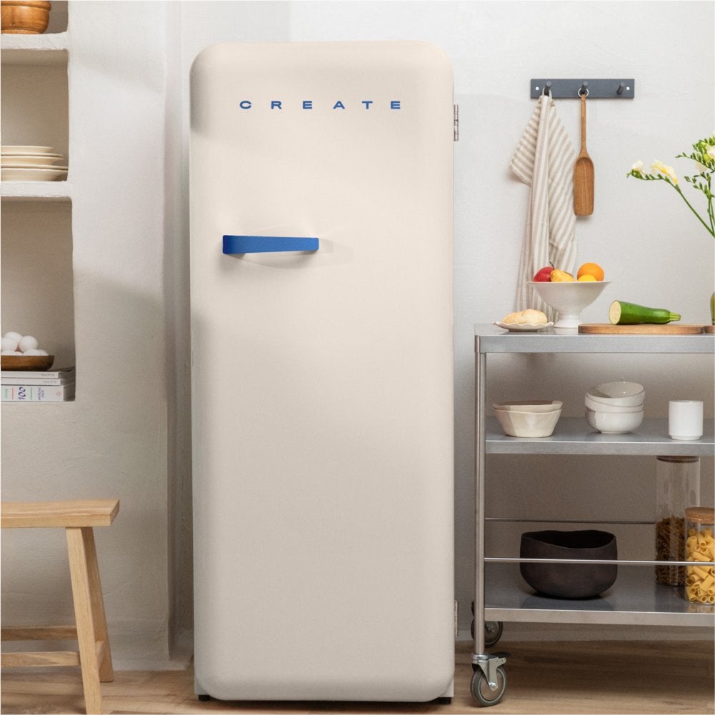 CREATE - FRIDGE RETRO 281L - Lodówka w stylu retro - Blanc cassé