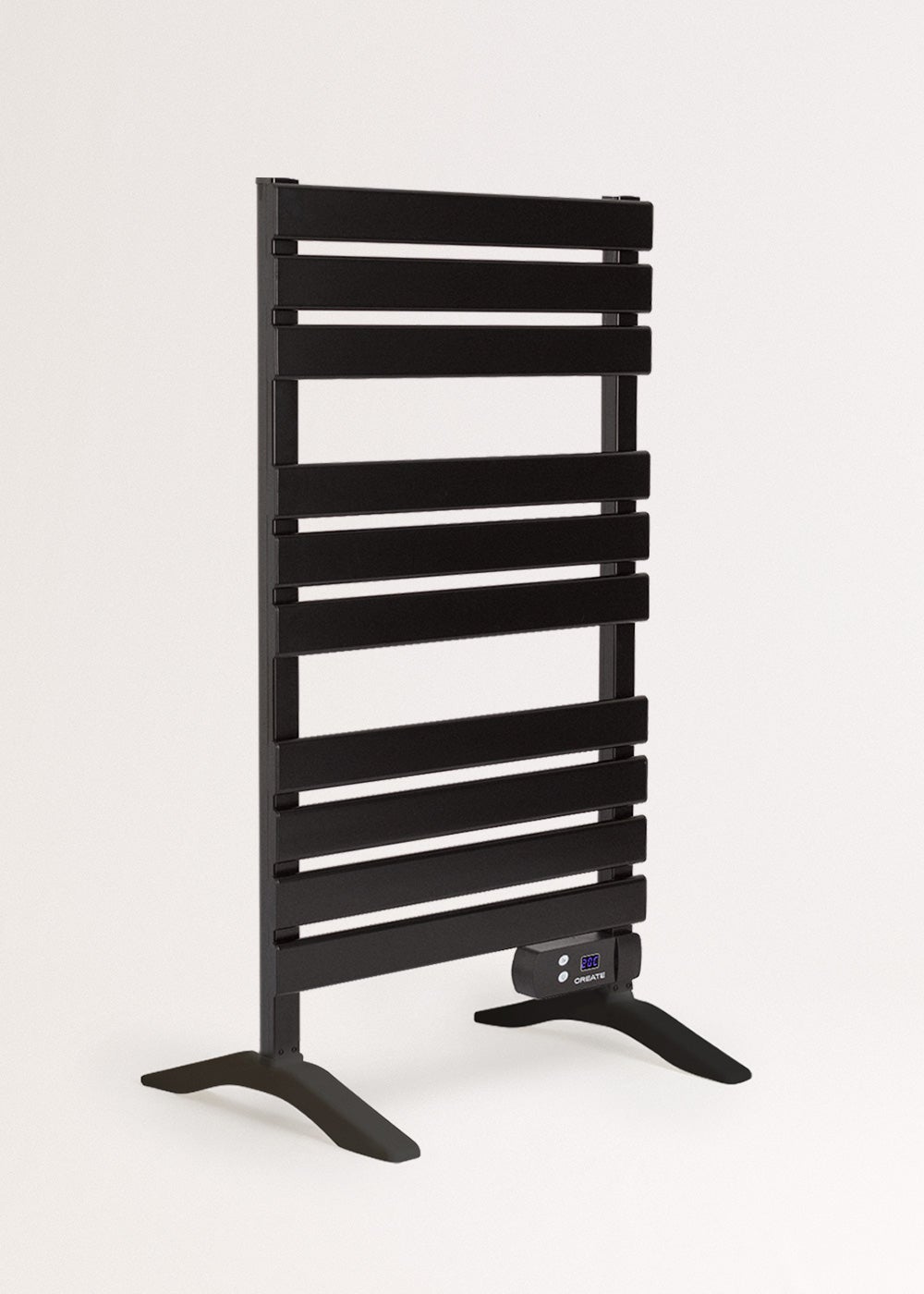 WARM TOWEL - Barra de toalha elétrica para piso ou parede 500W Com patas sam prateleira - 4