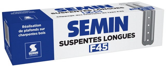 Suspentes Longues 170 mm F45 Semin, Boite de 100