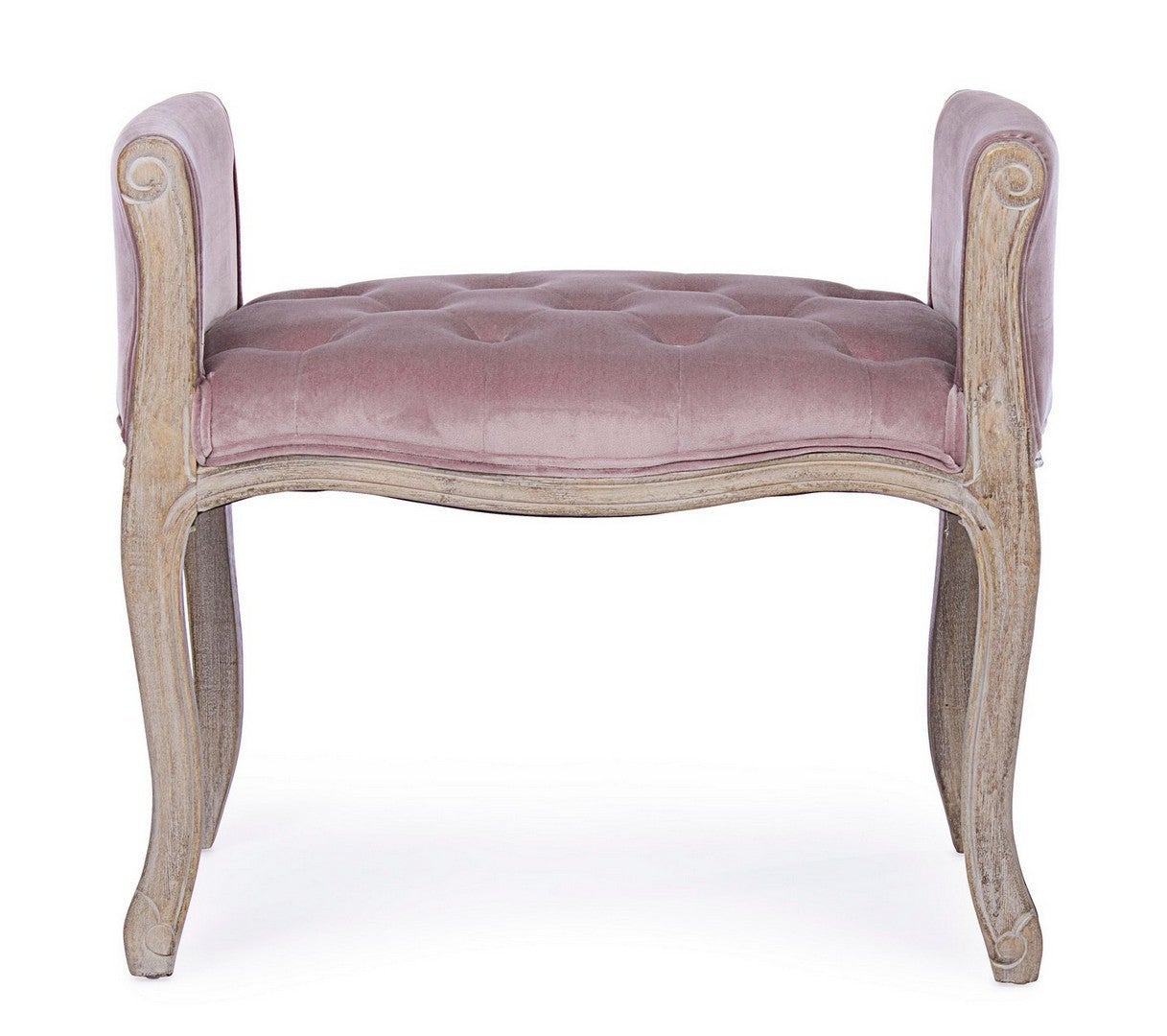 Banc simple foncé en tissu effet cuir de style design - 3