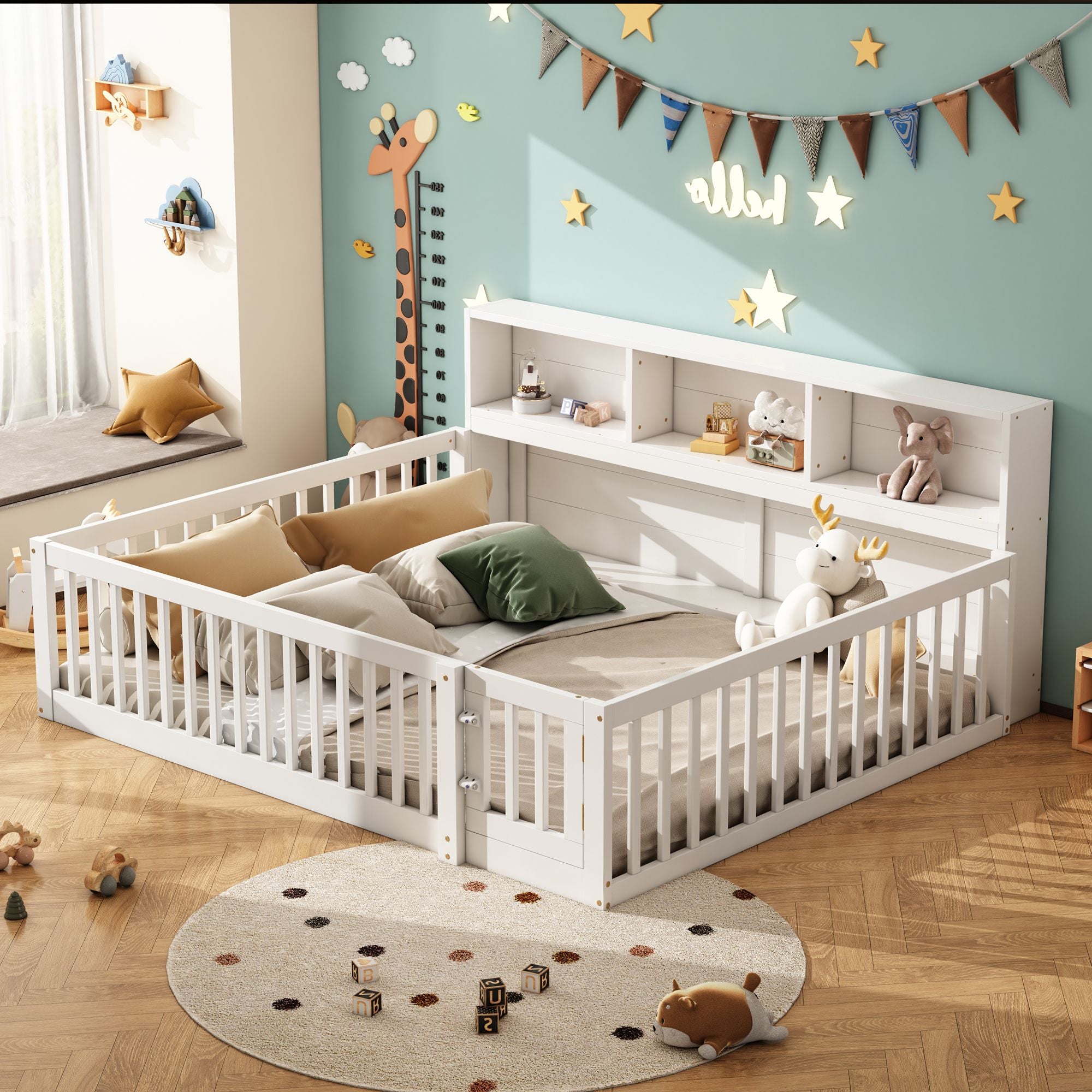 Cuna Sofá Cama Multifuncional Con Almacenamiento - 90x200 Cm, Hidráulica, Madera De Pino