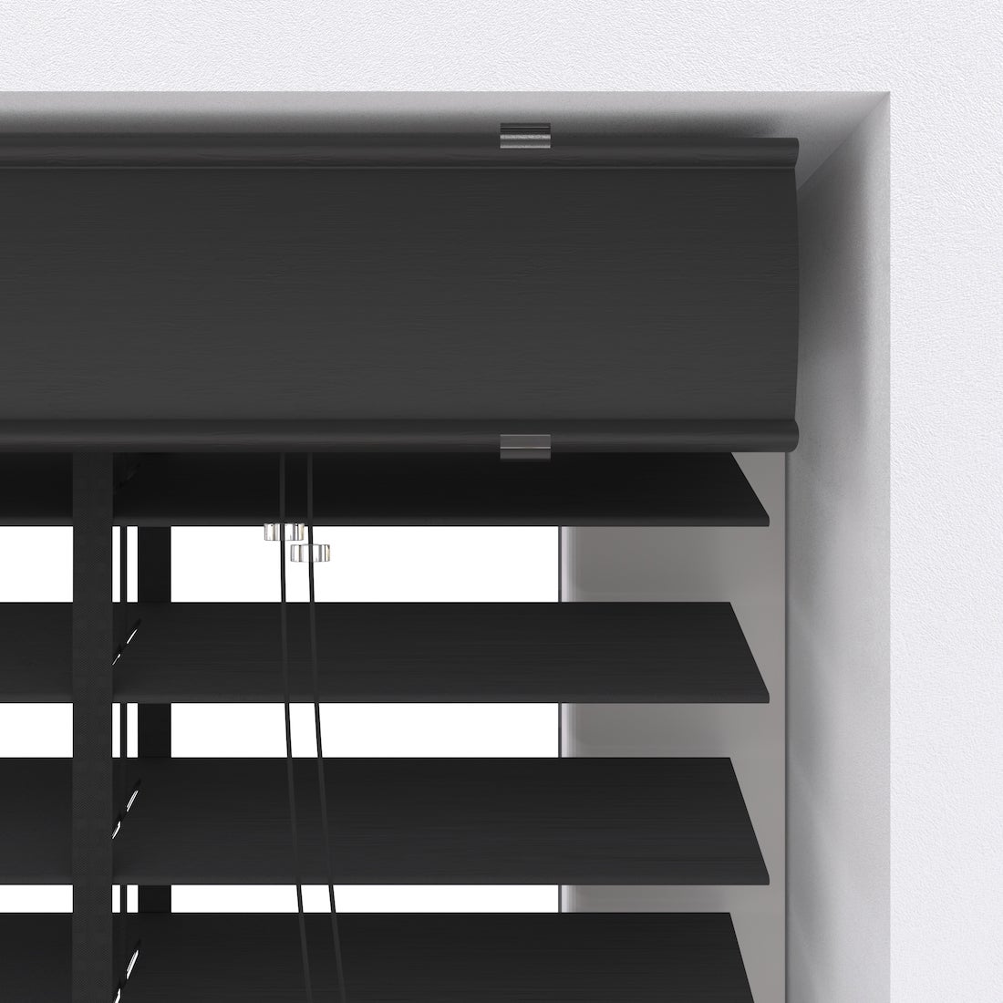 Radeco® Store vénitien en bois de bambou Easy - 50 mm - Noir - 60 x 240 cm - 4