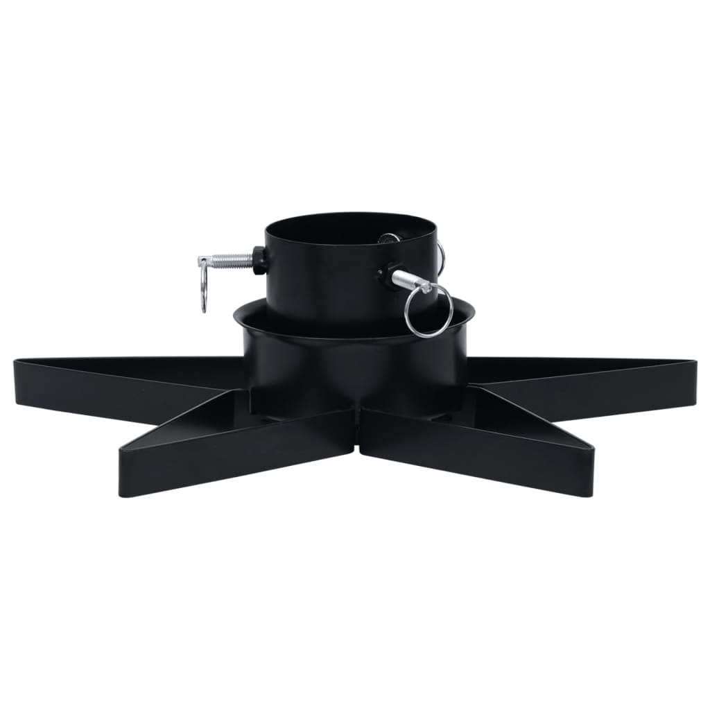 Suporte para árvore de Natal 47x47x13,5 cm preto vidaXL - 4
