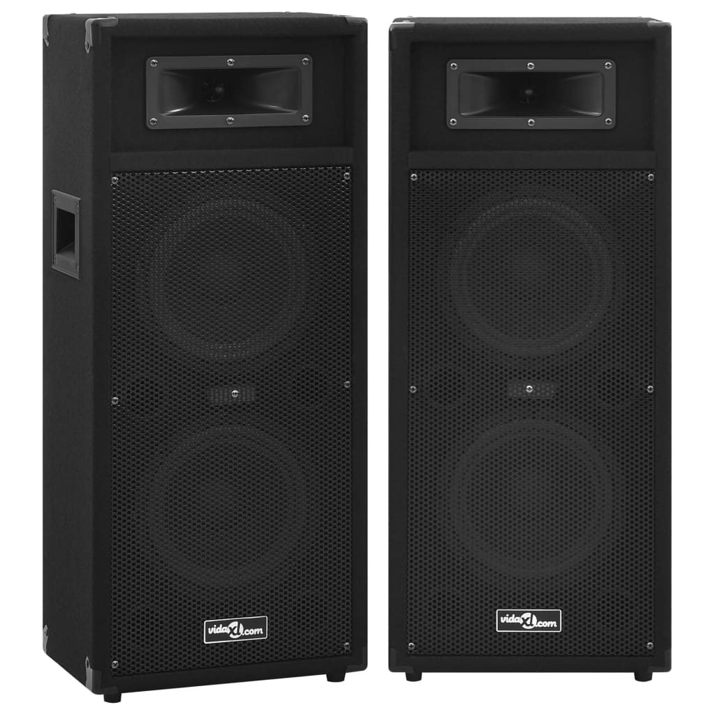 Altavoces escenario profesional HiFi pasivos 2 uds 1000W negro - 2