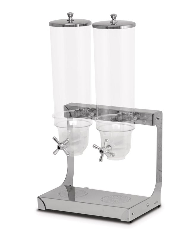 Distributeur Céréales 7,5 L Moderne – Acier Inox & Verre – Stockage Hermétique & Design Élégant