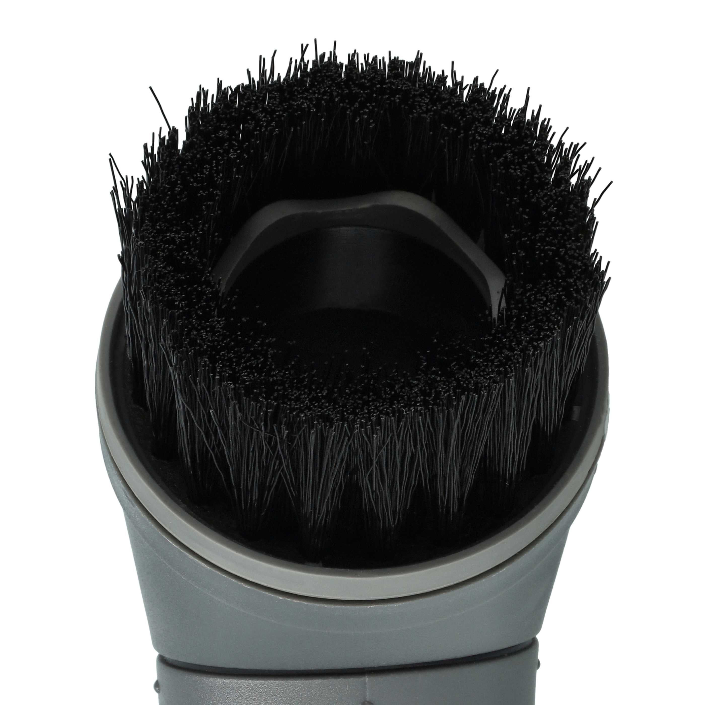 vhbw Brosse à épousseter compatible avec Miele SGFA3, SGFC0, SGFE0, SGFE1, SGFF3, SGFF4, SGFG0, SGFG1, SGFH0 aspirateur - Buse pinceau - brosse ronde - 4