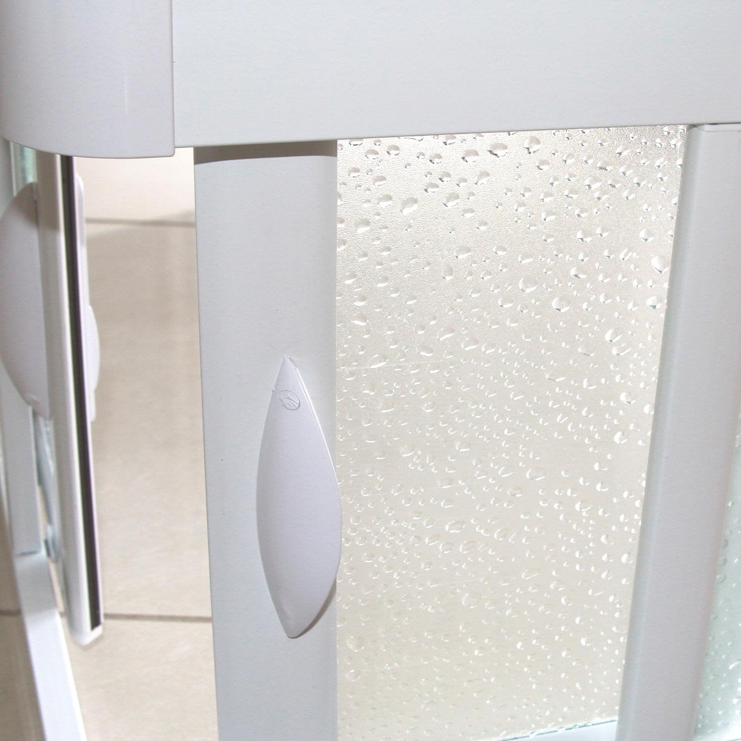 Cabine douche 80x80CM en acrylique mod. Venere avec ouverture centrale - 2