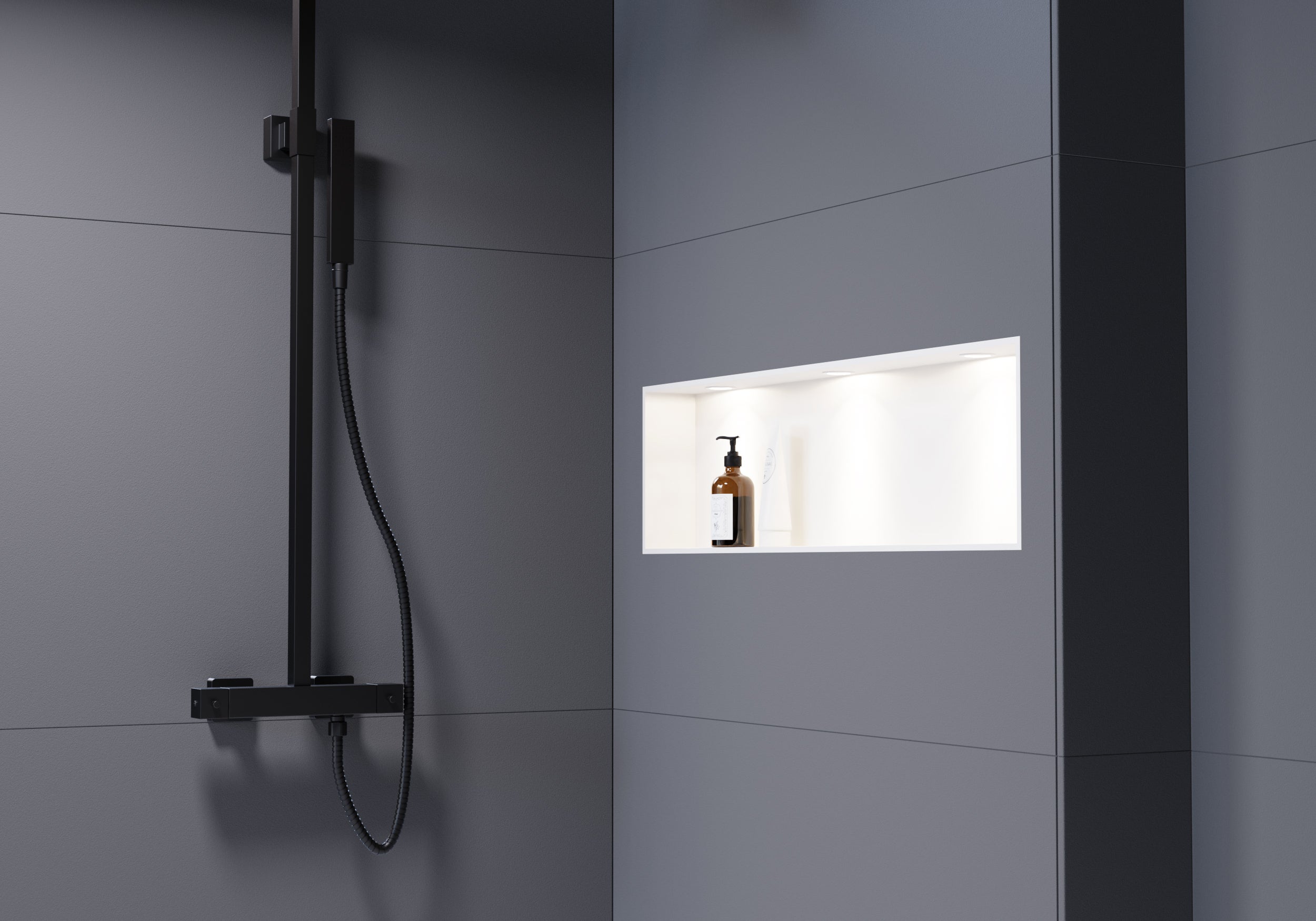 BERNSTEIN - Spot LED encastrable avec cadre Blanc mat, lumière réglable blanc neutre - Ø45x22,3cm - IP65 - 3