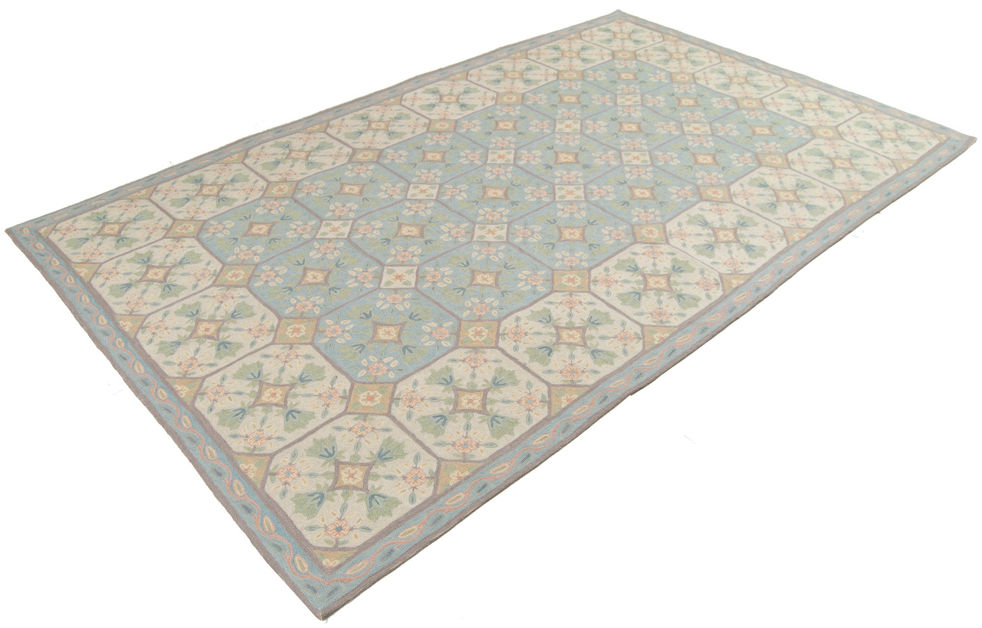 Kilim Kelem Indo Suzani Oryginalny ręcznie wykonany 244x153 CM