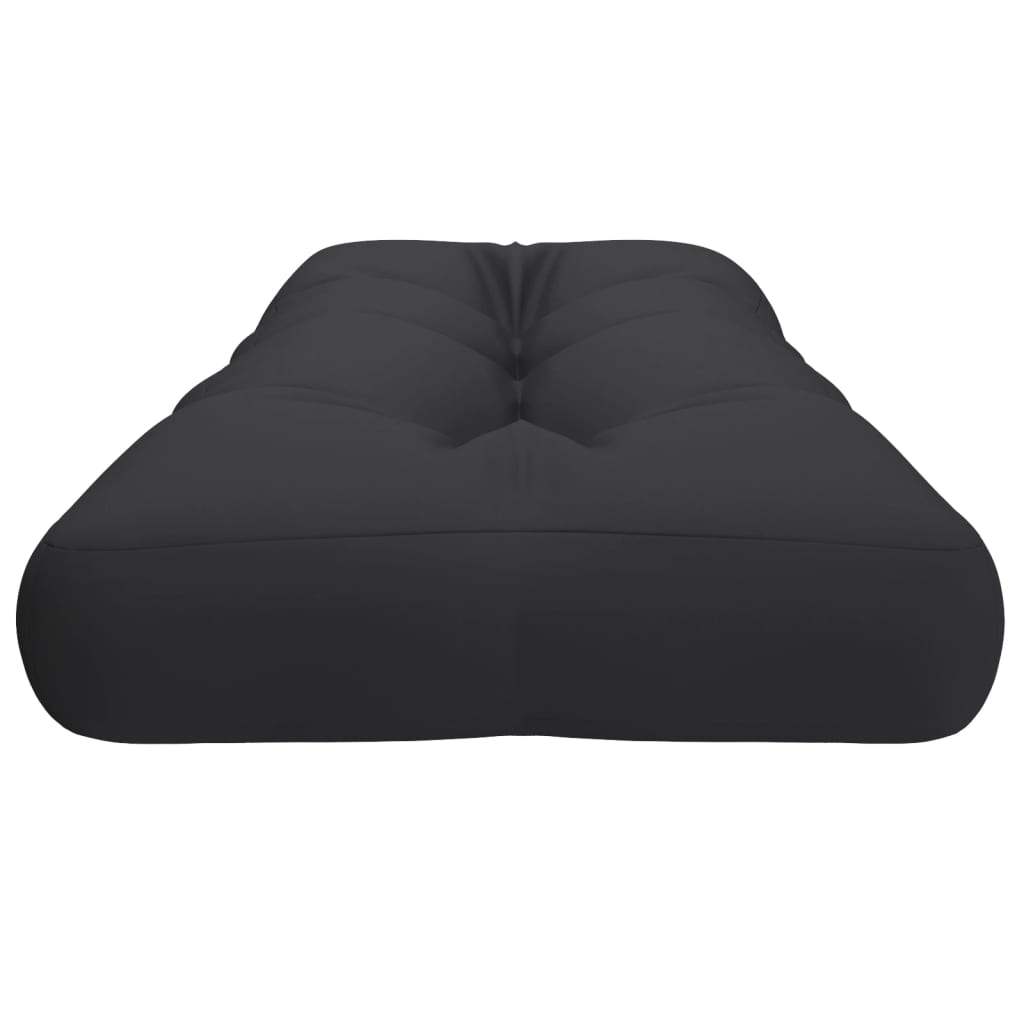 Coussin de palette noir 120x40x12 cm tissu vidaXL - 6