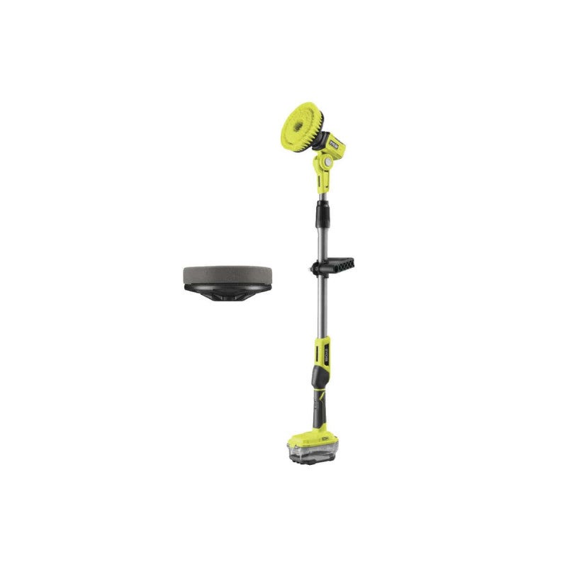 Brosse motorisée télescopique RYOBI 18V One+ - 1 batterie 2.0Ah - 1 chargeur R18TPS-120G - 5