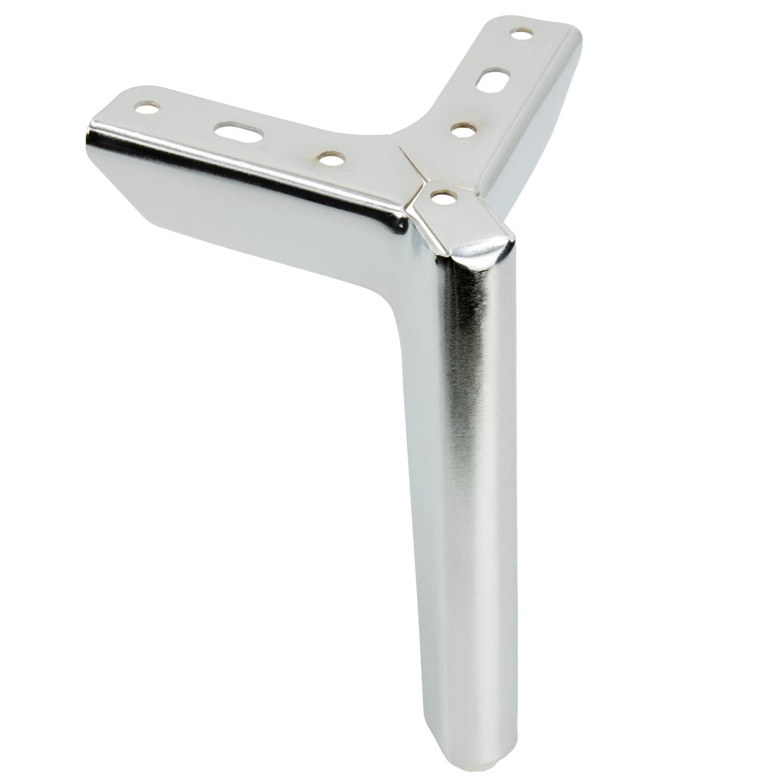 Noga meblowa Kotwica Loft srebrny chrom wysokość 15 cm