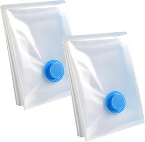 CaptainFive Lot De 6 Sacs Sous Vide Jumbo 100x80 Cm - Rangement Couettes, Oreillers, Vêtements