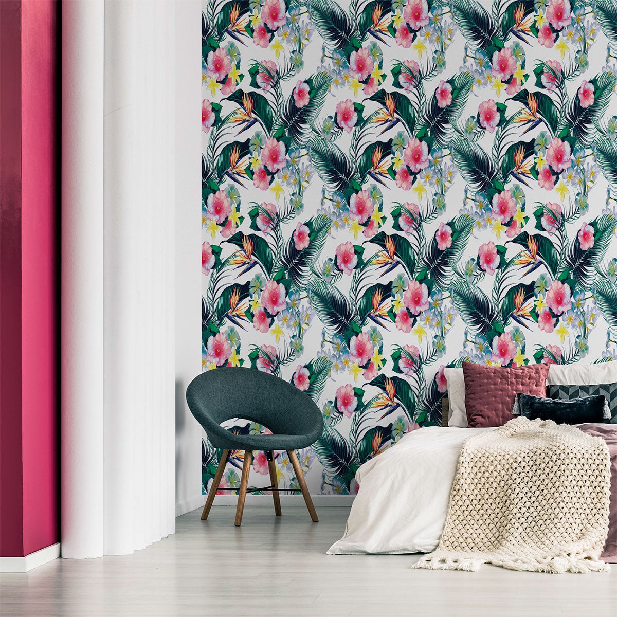 Adesivo arazzo tropicale Camiri - Sticker adesivo - adesivi murali - 30x30cm - 5