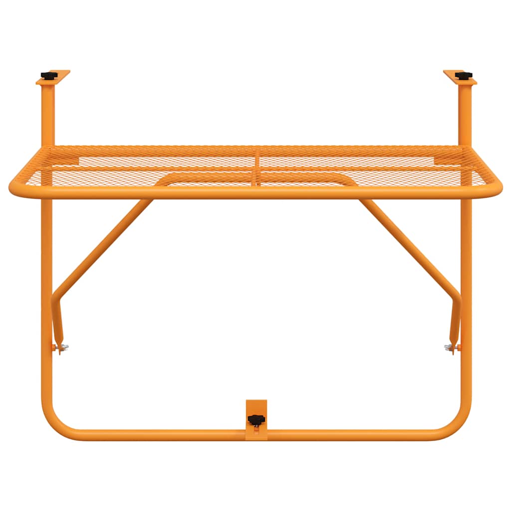 Table d'appoint d'extérieur rectangulaire en Acier Jaune 1 places - 6