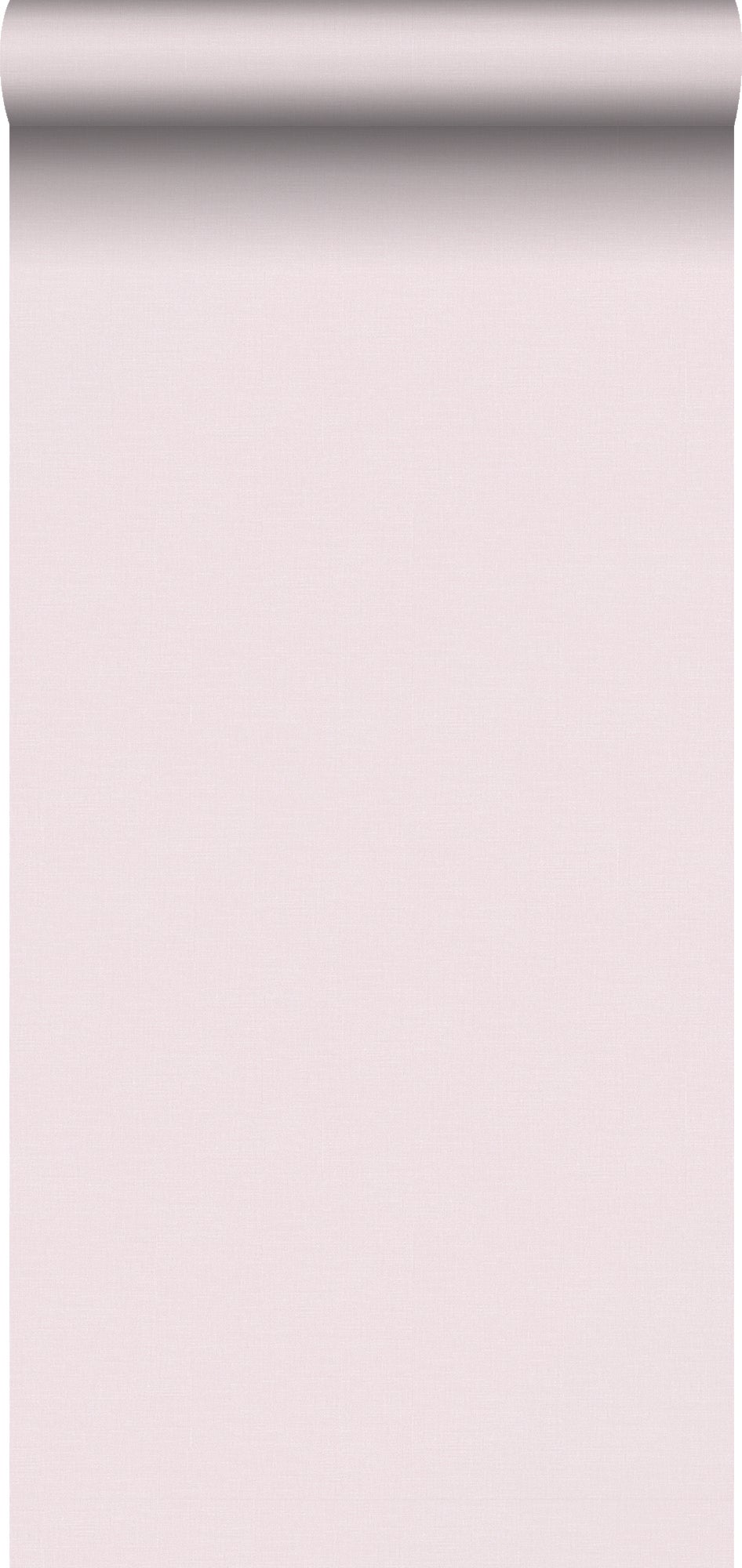 Tapeta lniana tekstura różowym - 53 cm x 10 m - SANDERS &amp; SANDERS