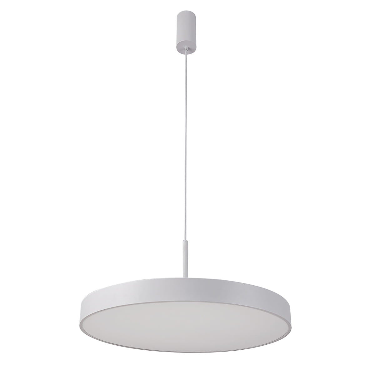 Lampa wisząca Orbital LED 60W Ciepła biel 3600lm biała piaskowana-biała wym:120x60x60cm Italux