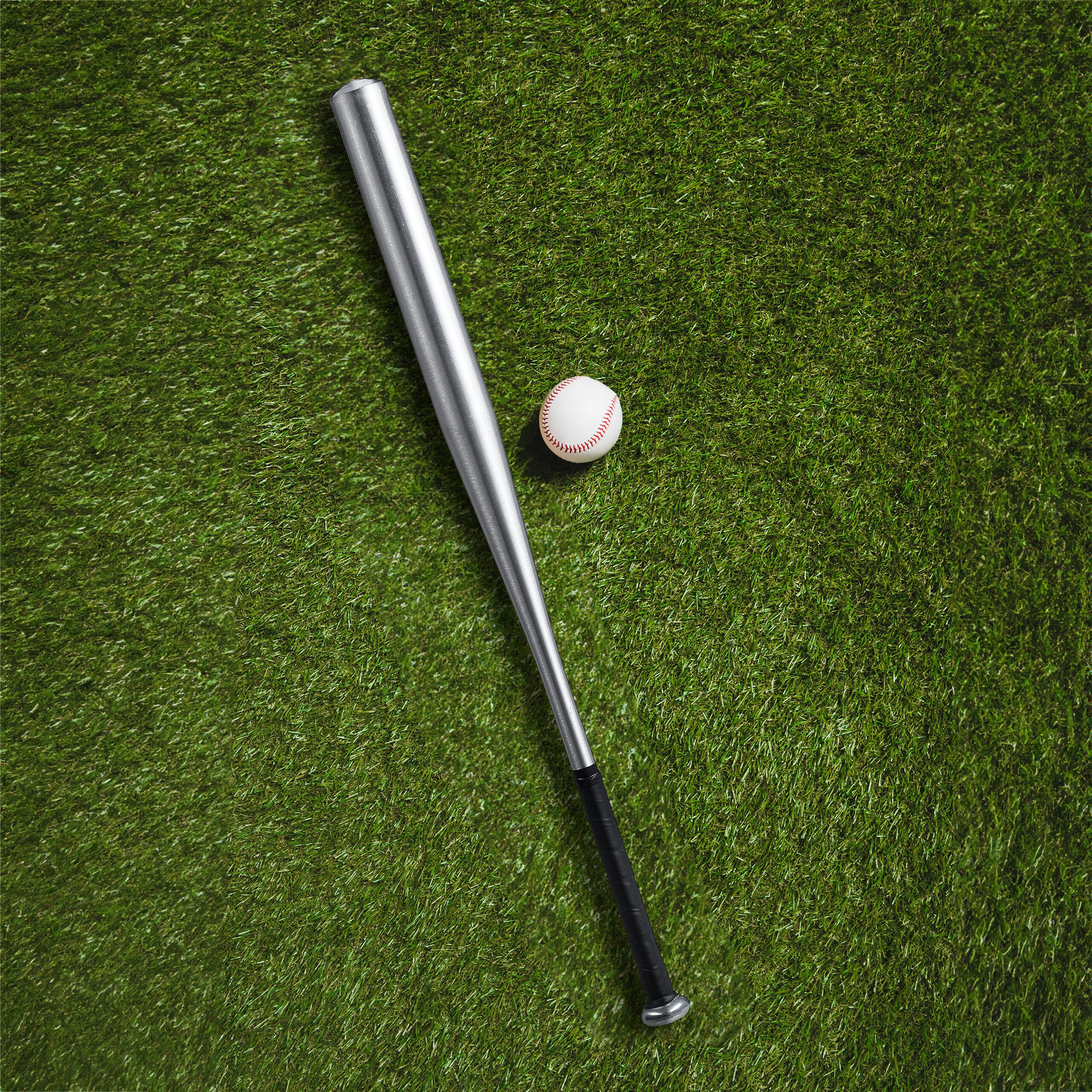 Mazza Da Baseball In Alluminio Relaxdays - Leggera, Manico Antiscivolo, 34 Pollici, Per Softball E Autodifesa - Foto 5