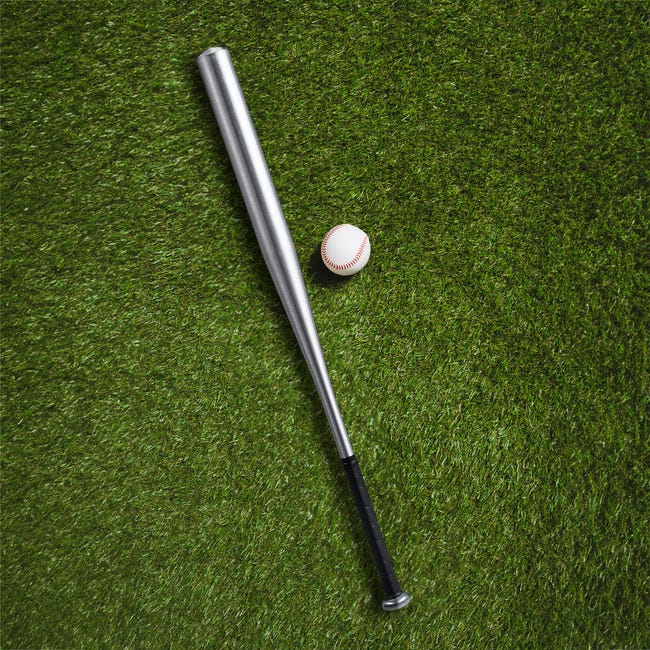 Mazza Da Baseball In Alluminio Relaxdays - Leggera, Manico Antiscivolo, 34 Pollici, Per Softball E Autodifesa - Foto 5