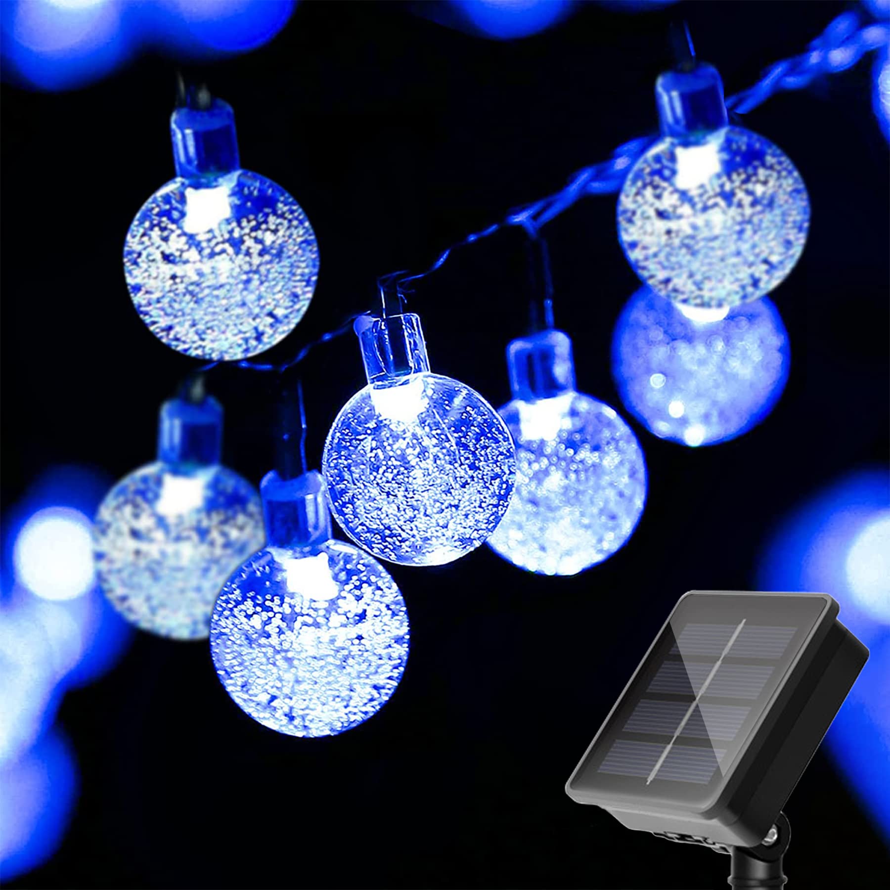 Kelenpro Catena di Luci Solari per Esterni, 50M 500LED Catena Luminosa