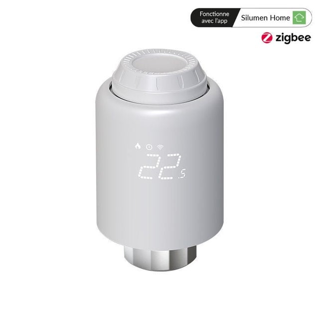 Tête Thermostatique Connectée ZigBee Universelle - SILAMP