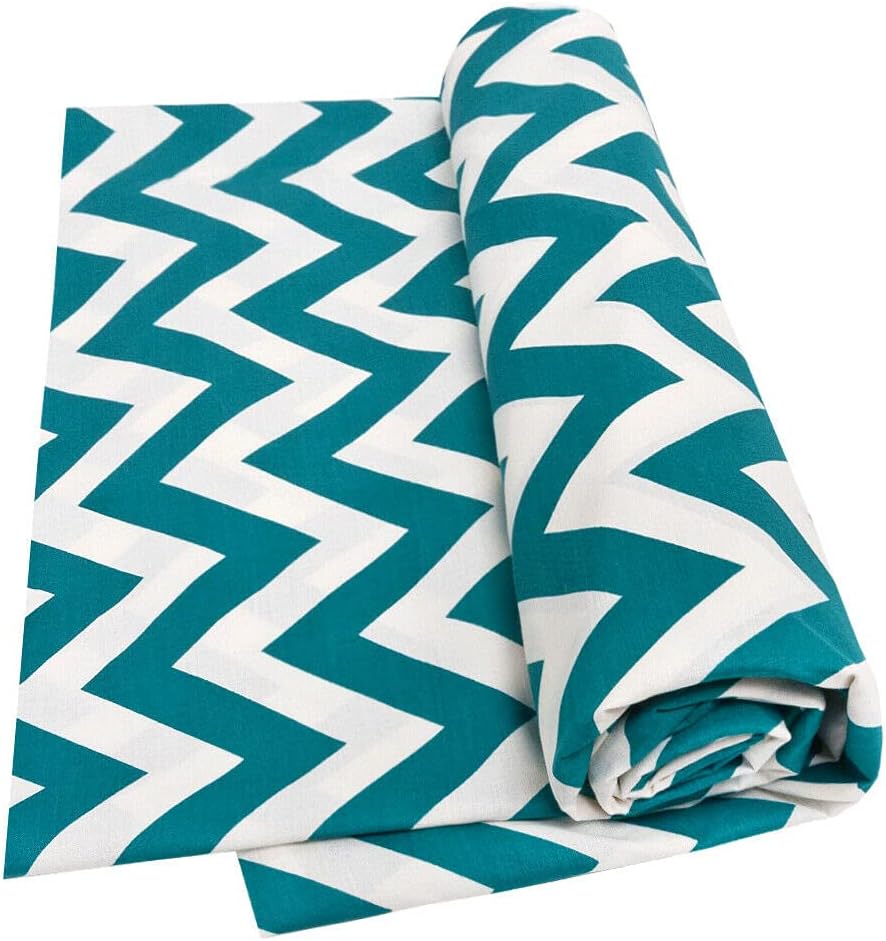 Tissu D'ameublement Vert Motifs Soleil Lune Astres – 1,75m X 1,60m, Coton