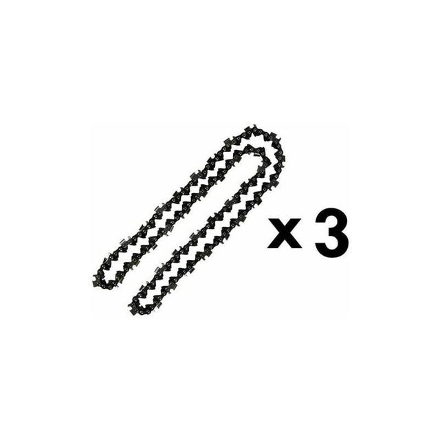 Juego de 3 cadenas de 76 eslabones para motosierra
