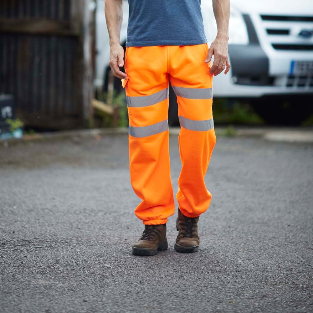 Pantalon de jogging haute visibilité Yoko CARGO Orange Fluo XXL - 2