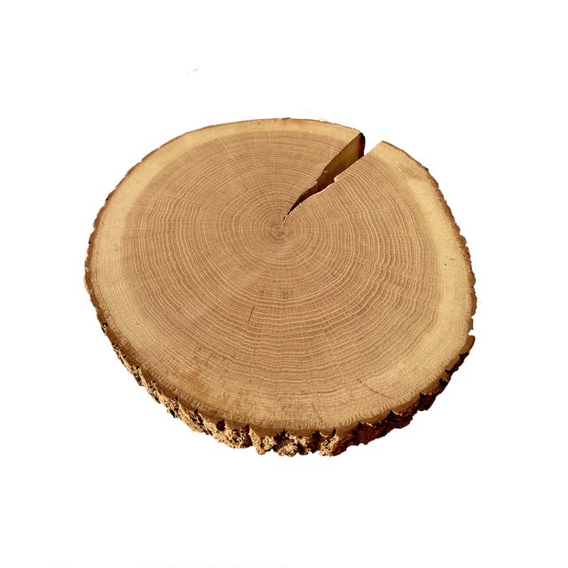 Rondelle Chêne Rustique, 35 cm Ø, Ep.40 mm