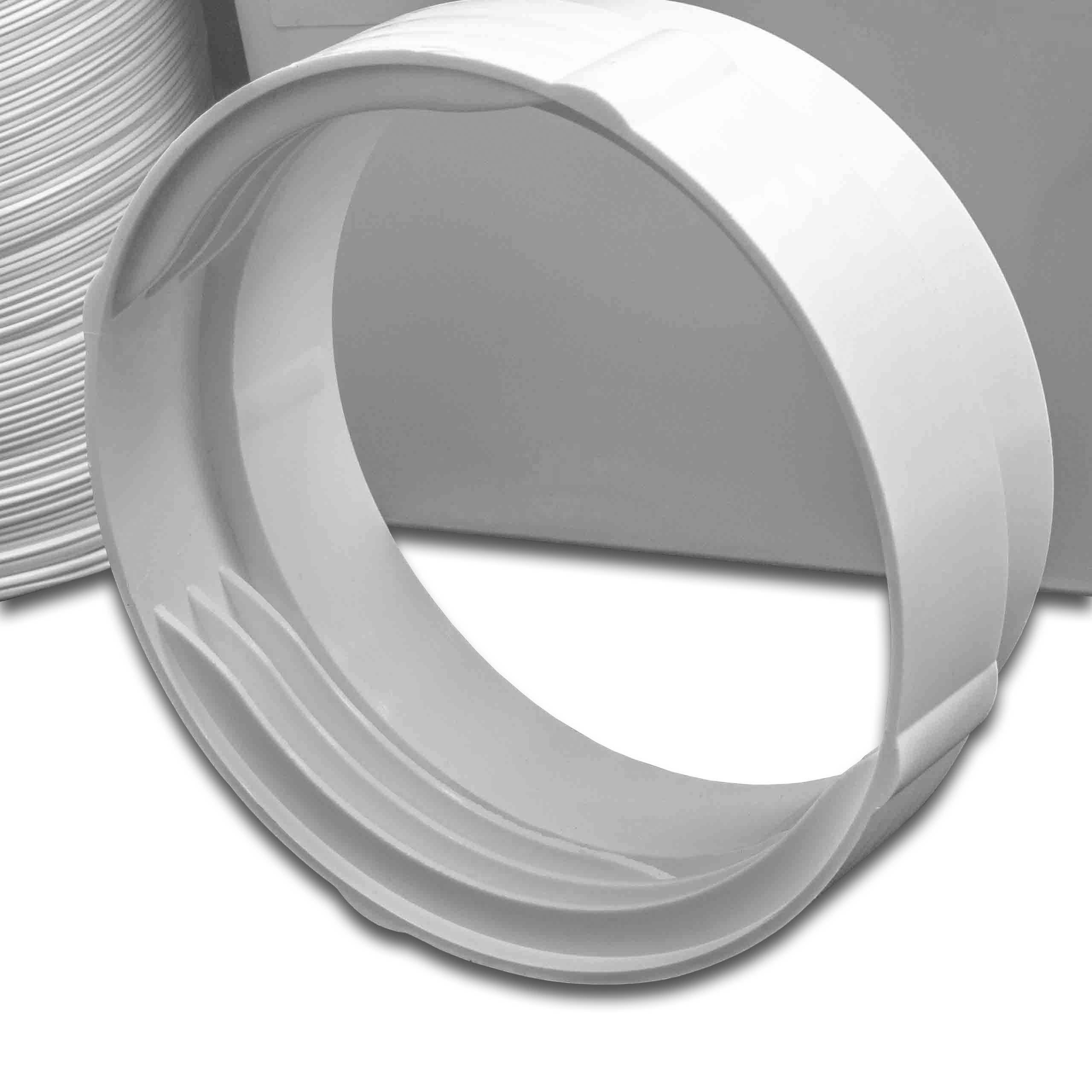 vhbw Condenseur remplacement pour Electrolux 9029792331, 50294700005 pour sèche-linge - Condensation avec tuyau d'évacuation et pince, blanc - 4