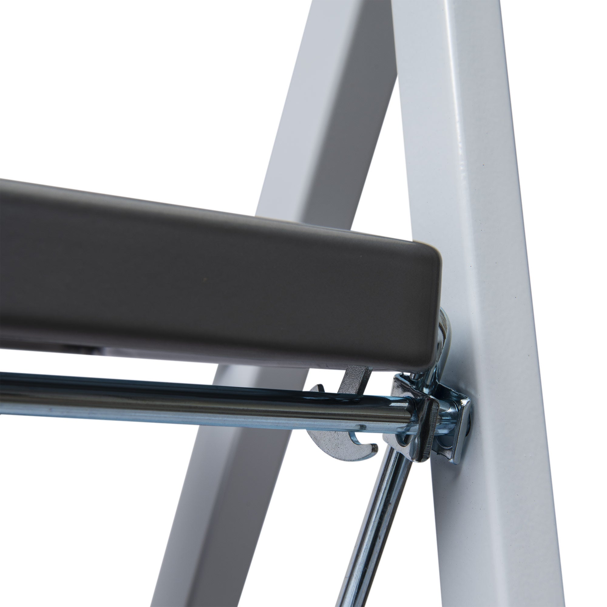 Escabeau pliable WERKA PRO 3 marches avec main courante métal peint - 4