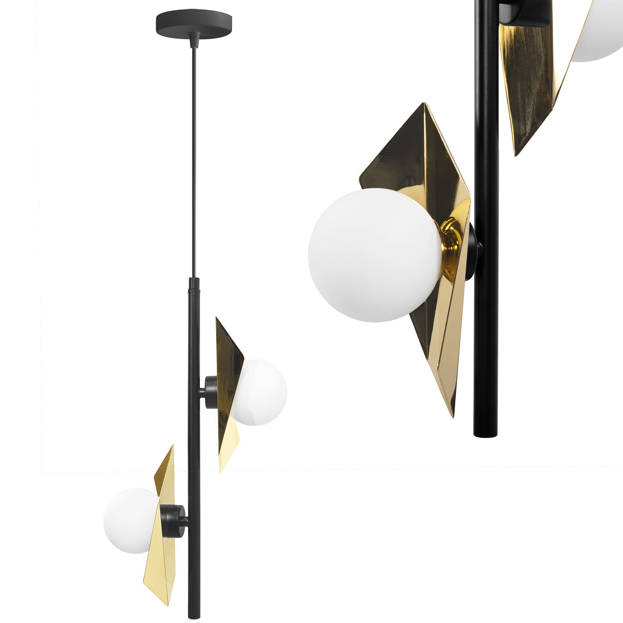 Lampa Sufitowa Wisząca Toolight App1410-Cp Czarny