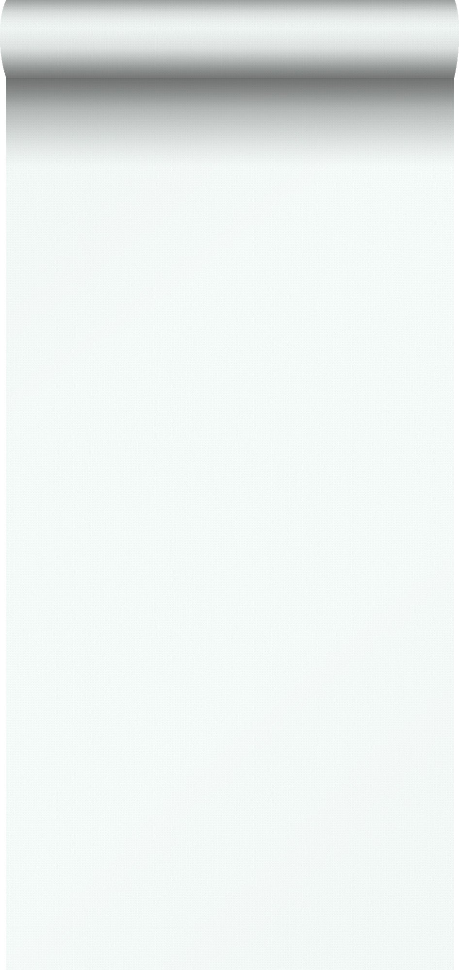 Papel pintado textura tejida verde menta pastel claro - 53 cm x 10.05 m - origin wallcoverings