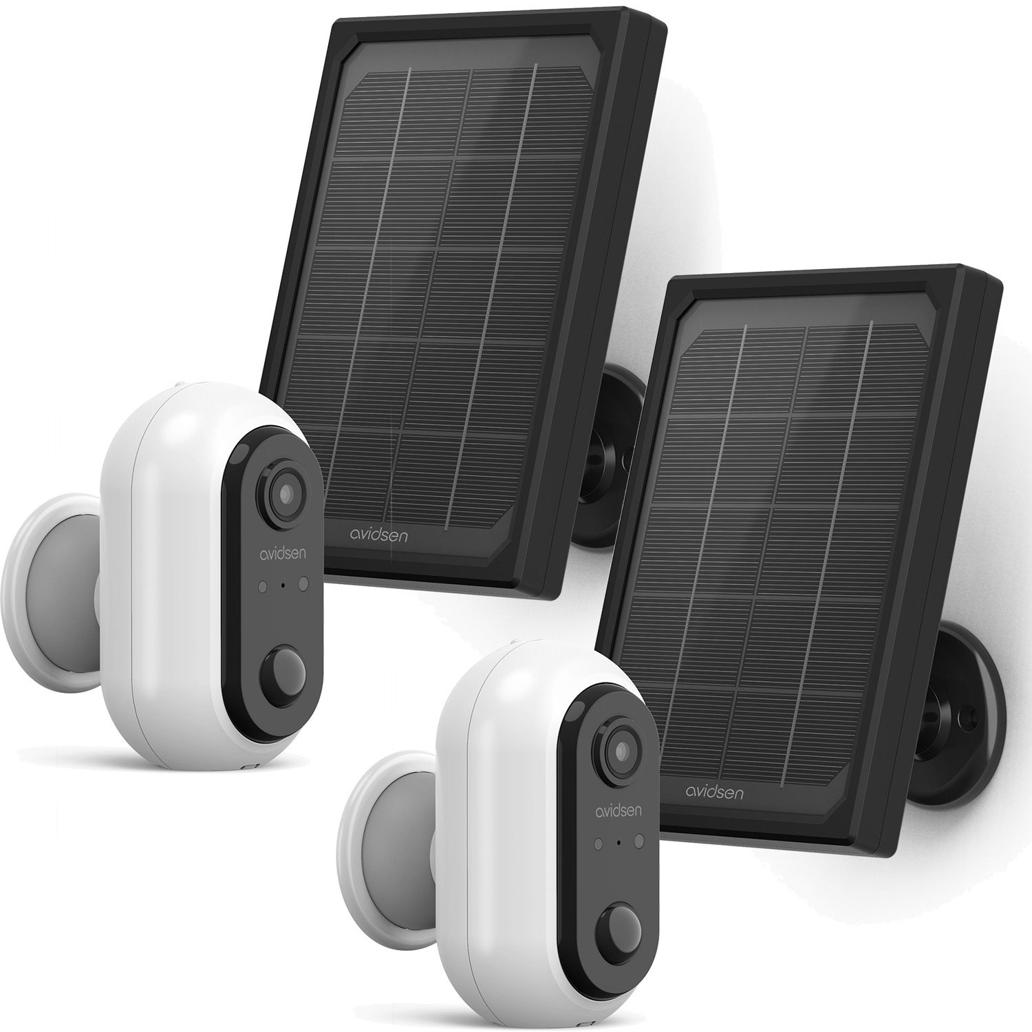 Telecamera Di Sorveglianza Wi-Fi Esterna Con Pannello Solare E Batteria
