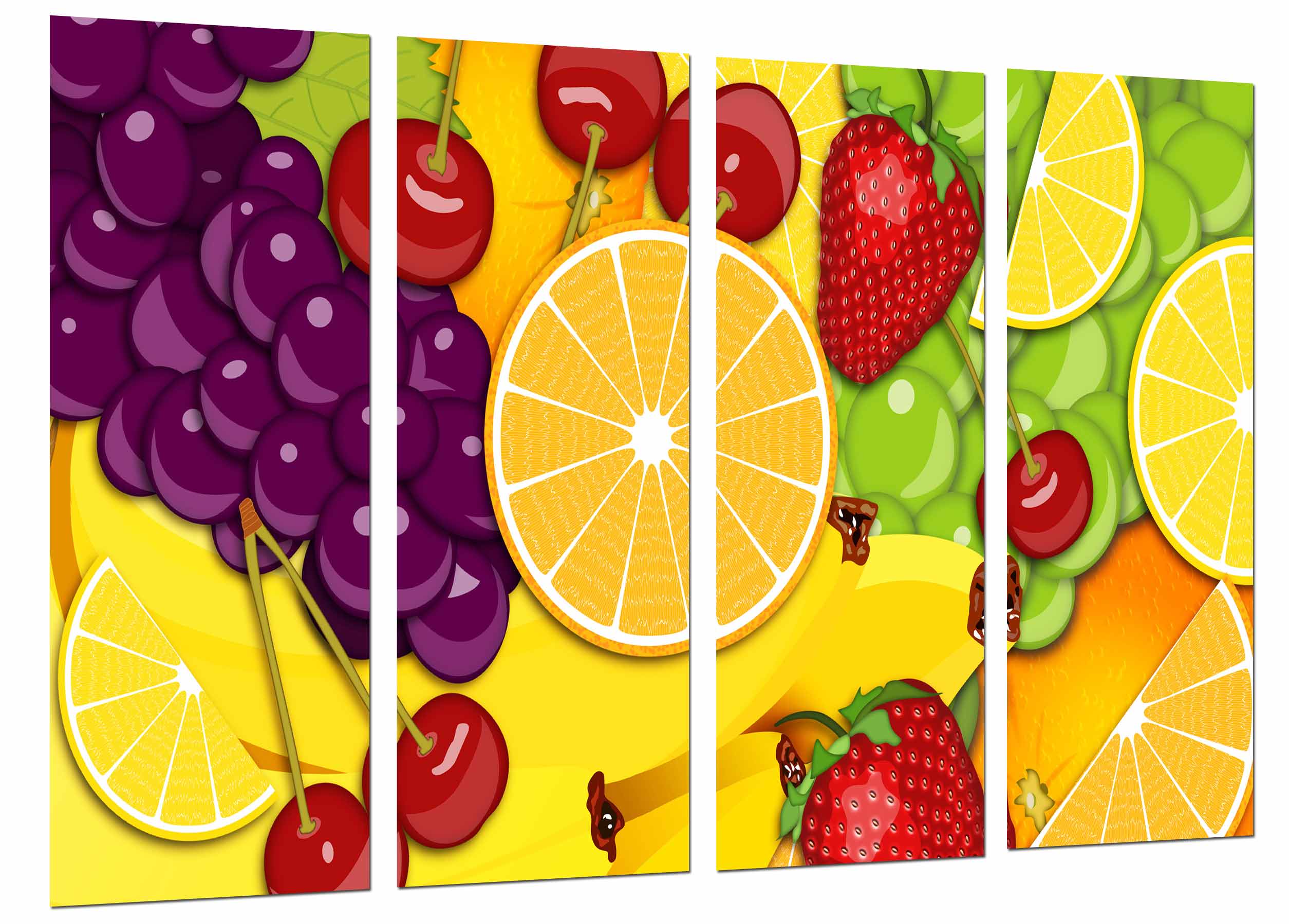 Composicion frutas, fruteria cocina, comestibles, impresión fotográfica sobre madera, cuadro moderno decorativo