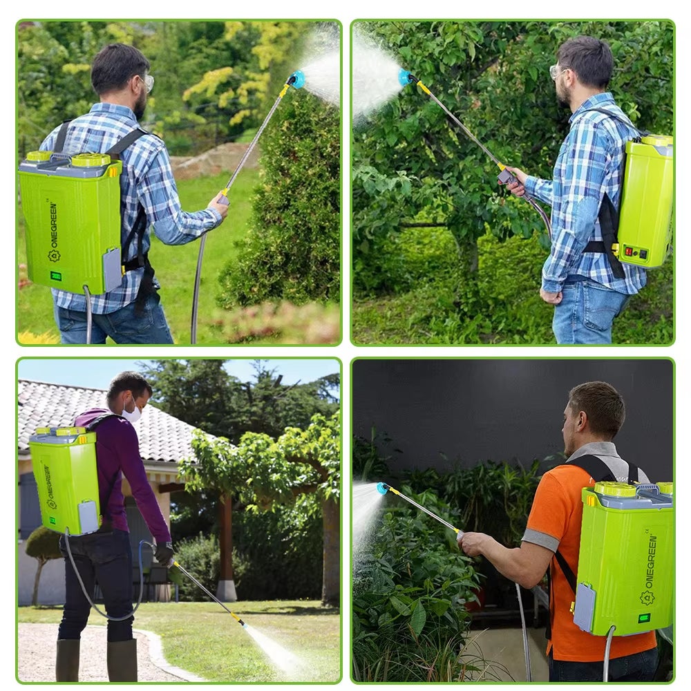 Pulvérisateur électrique au Lithium 20L, outils électriques d'irrigation par pulvérisation de pelouse de cour pour broche de batterie Makita 18V - 9